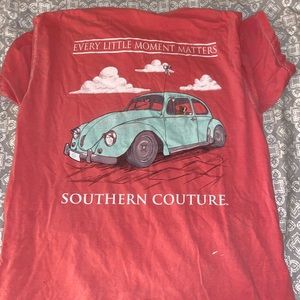 pink southern couture oversized t-shirt